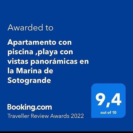 Apartment Con Piscina ,playa Con Vistas Panoramicas En La Marina De Sotogrande *